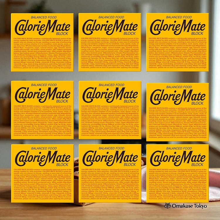 Calorie Mate Block, Cheese Flavor, 4 x 9 Packs