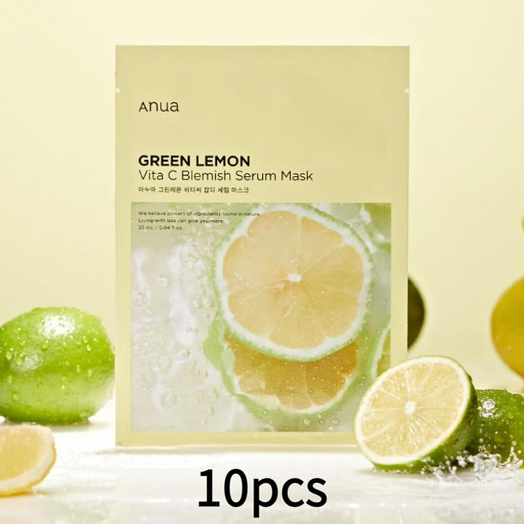 Anua柠檬维他命C斑痕精华面膜 25ml*10片