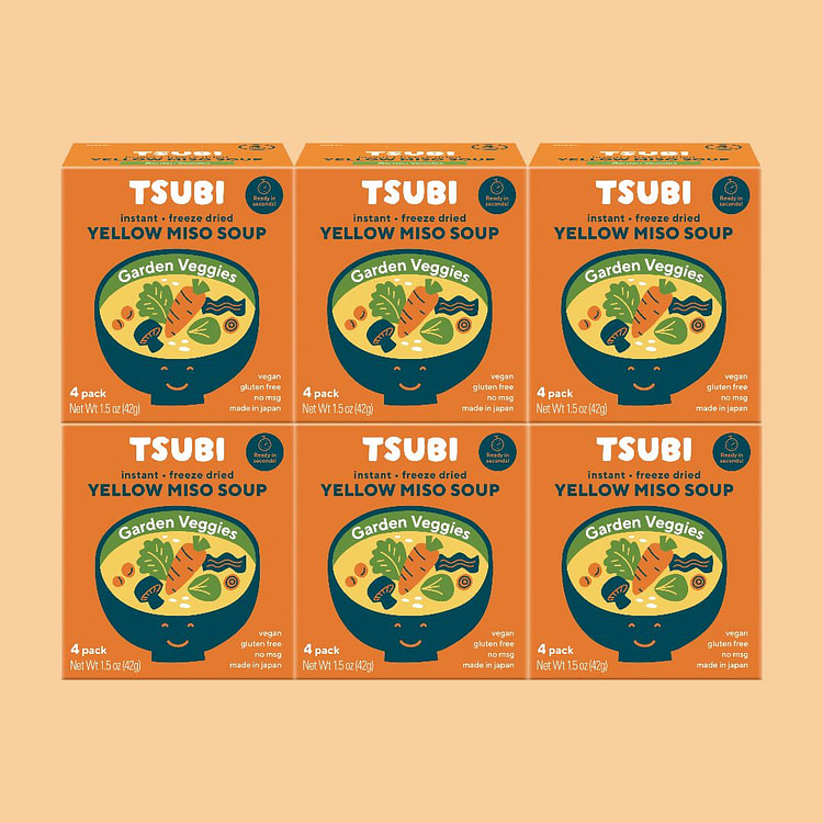Yellow Miso with Garden Veggies Pack of 24-