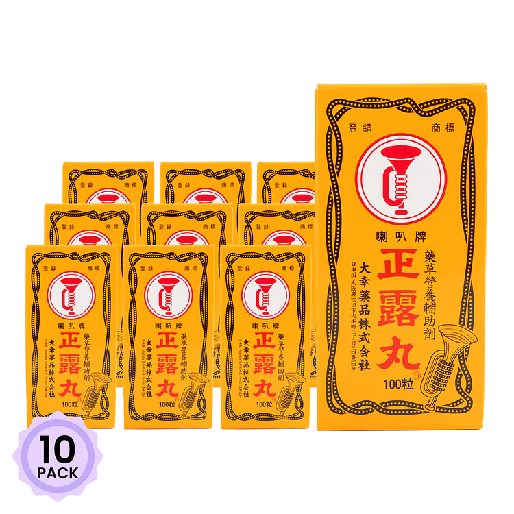 日本喇叭牌正露丸 100粒装 1 份*10 包