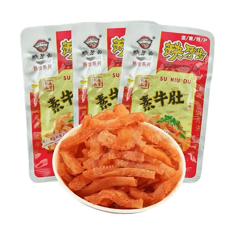 缺牙齿 素牛肚 香辣素毛肚 16 克*10 包