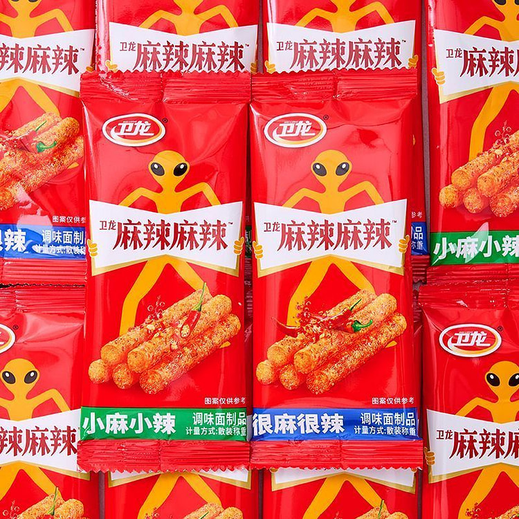卫龙散装小辣棒解馋辣条 小麻小辣*10小包 160 克
