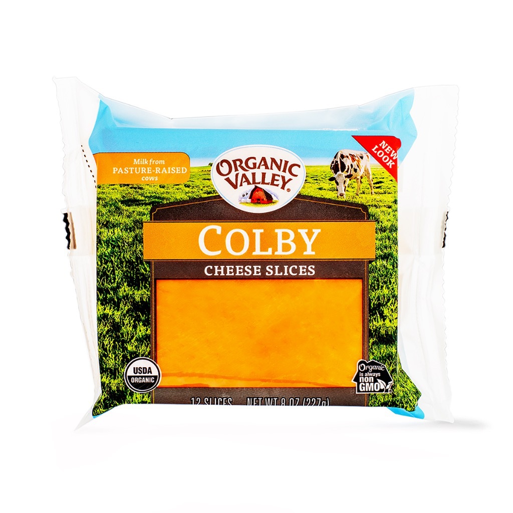 Organic Valley Organic Colby Sliced Cheese Weee!