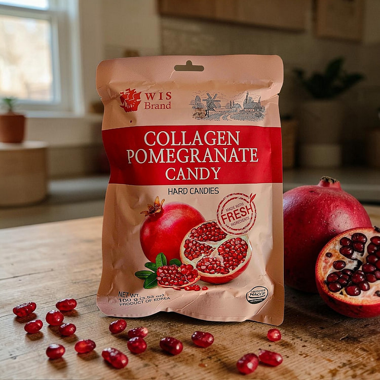 Collagen Pomegranate Hard Candy 100 g
