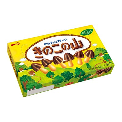 MEIJI Mushroom Chocolate Cookies 66g 1 each