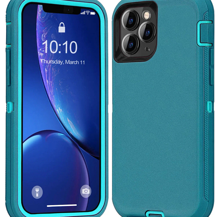 Iphone 17 pro case teal and blue 1 pack