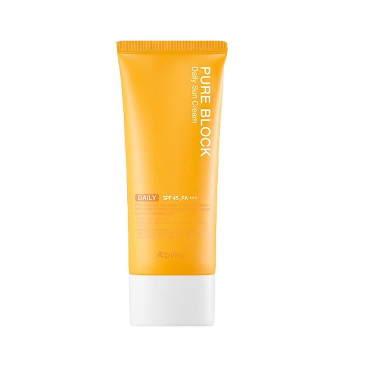 A’PIEU PURE BLOCK Sun Cream 100ml SPF45/PA+++ 1 each