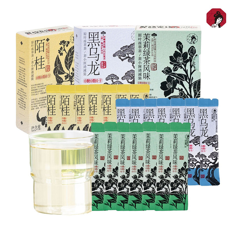 茶颜悦色 茶小匣 冻萃速溶茶粉共3盒21条*1g 3 盒