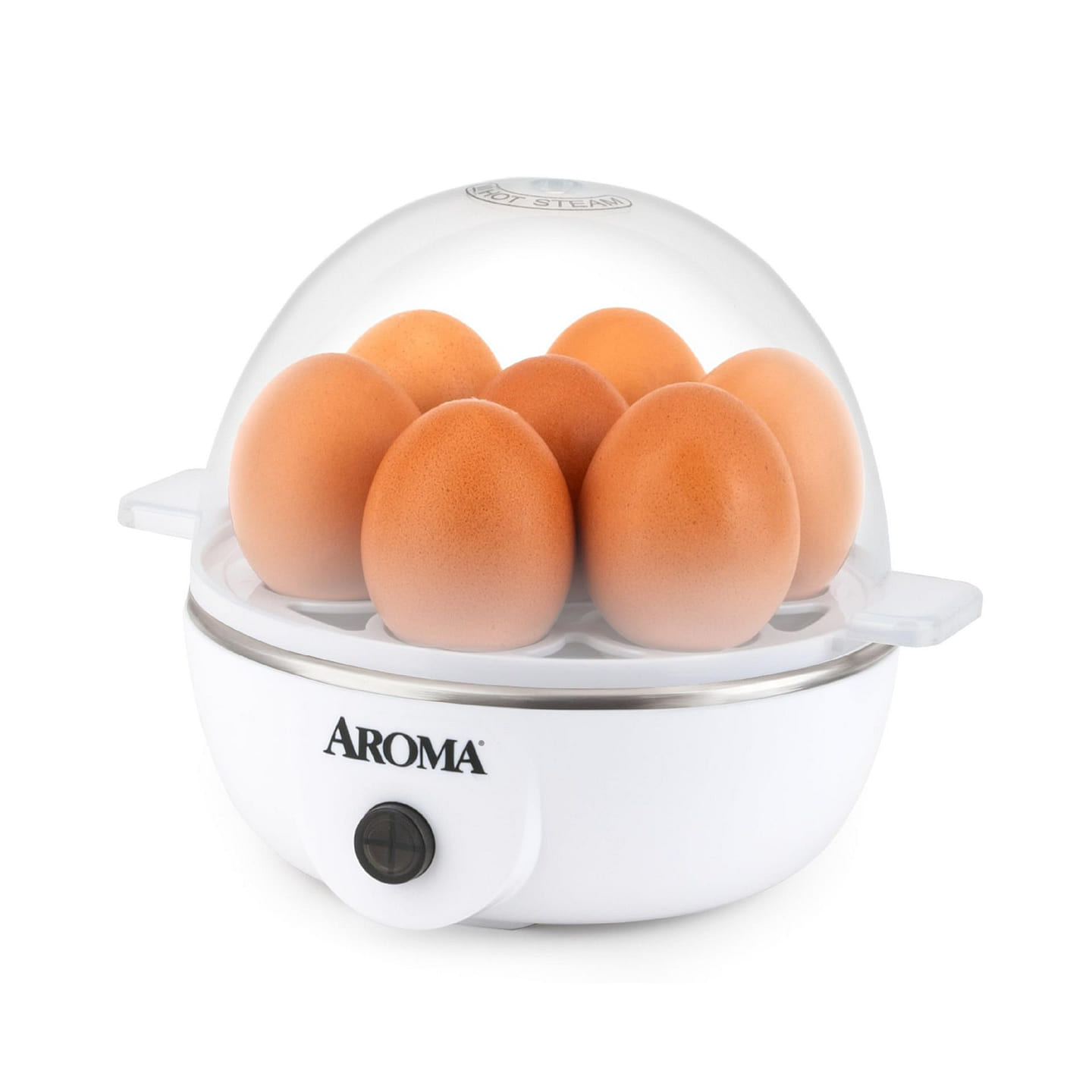 AROMA Egg Cooker, Steamer, Electric Egg Poacher 1 each