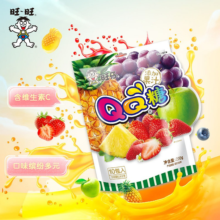 旺旺·旺仔QQ糖200g综合口味 200 克