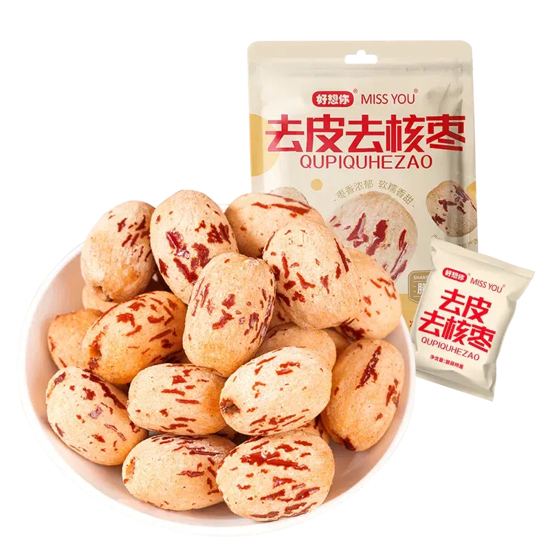 Miss You Peeled Pitted Jujubes Xinjiang Specialty 120 g
