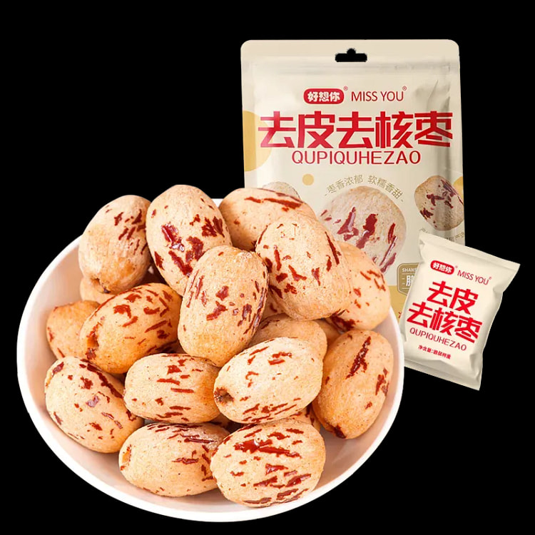 Miss You Peeled Pitted Jujubes Xinjiang Specialty 120 g