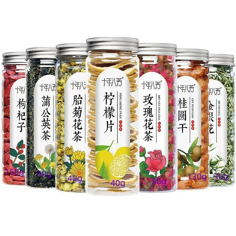 Canned health tea – Herbal tea set of 7 cans 480 g