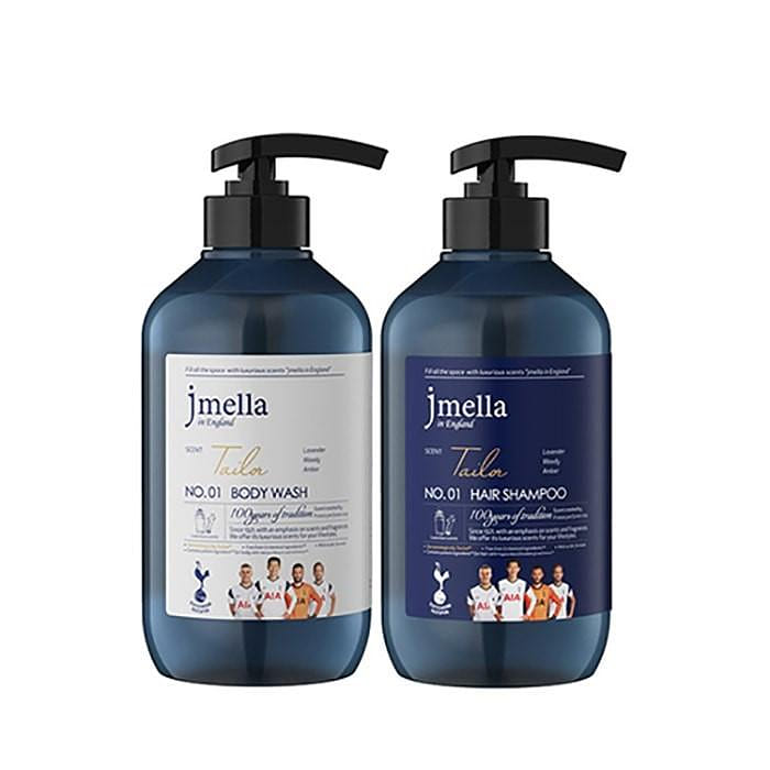 JMELLA In England #01 Tailor Hair Shampoo 500ml + Body Wash 500ml Set 2 bottle
