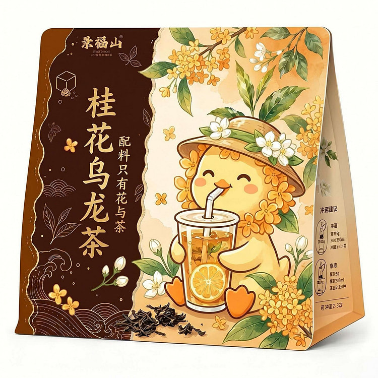 景福山桂花乌龙茶100g冷泡茶高山乌龙茶 100 克