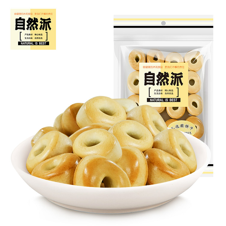自然派怀旧零食水泡饼干200g*1袋