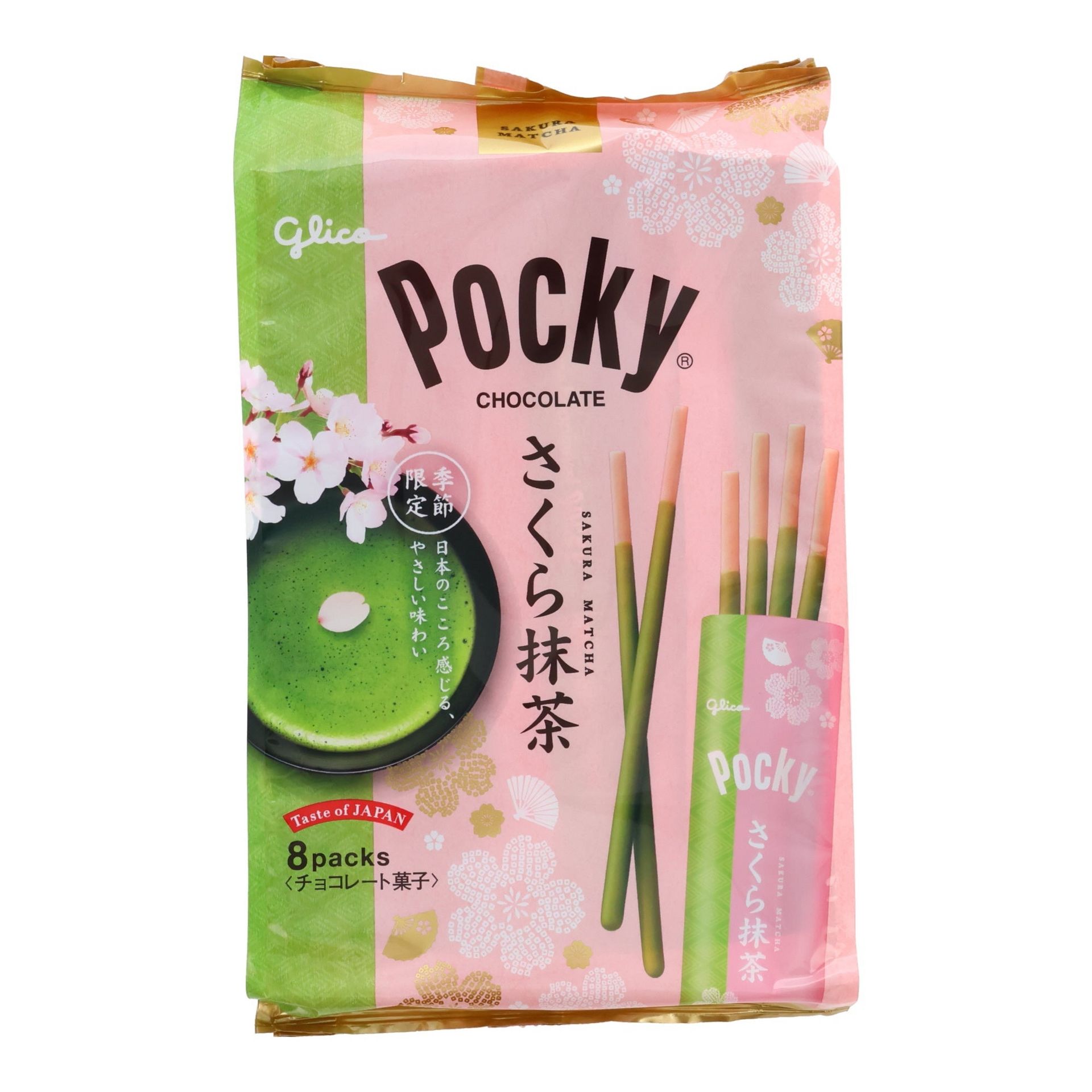 Pocky Sakura Matcha 131 グラム