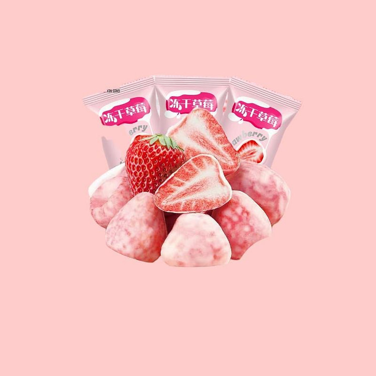 Bai Qiao freeze-dried strawberry /8g*8 bags 64 g