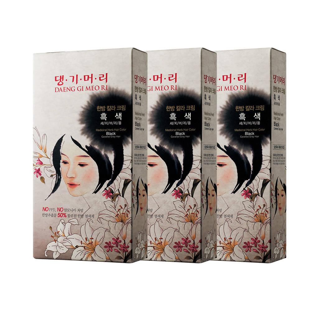 Daeng Gi Meo Ri Medicinal Herb Color 3PACK - Black 3 phần