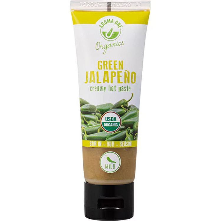 AROMA ONE Organic Green Jalapeno Paste 80g 1 each