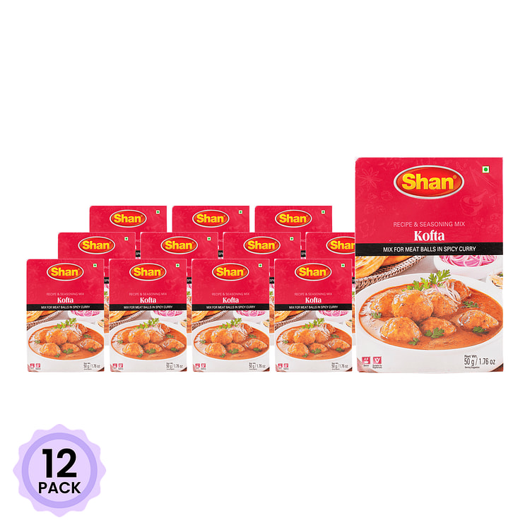 Shan 咖喱调味料(Kofta) 1.76 盎司*12 包