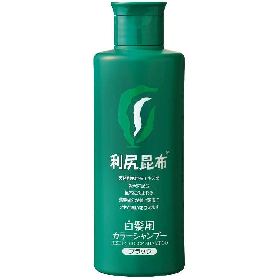 利尻カラーシャンプー ブラック 黒 200ml 無添加 白髪用 1 個