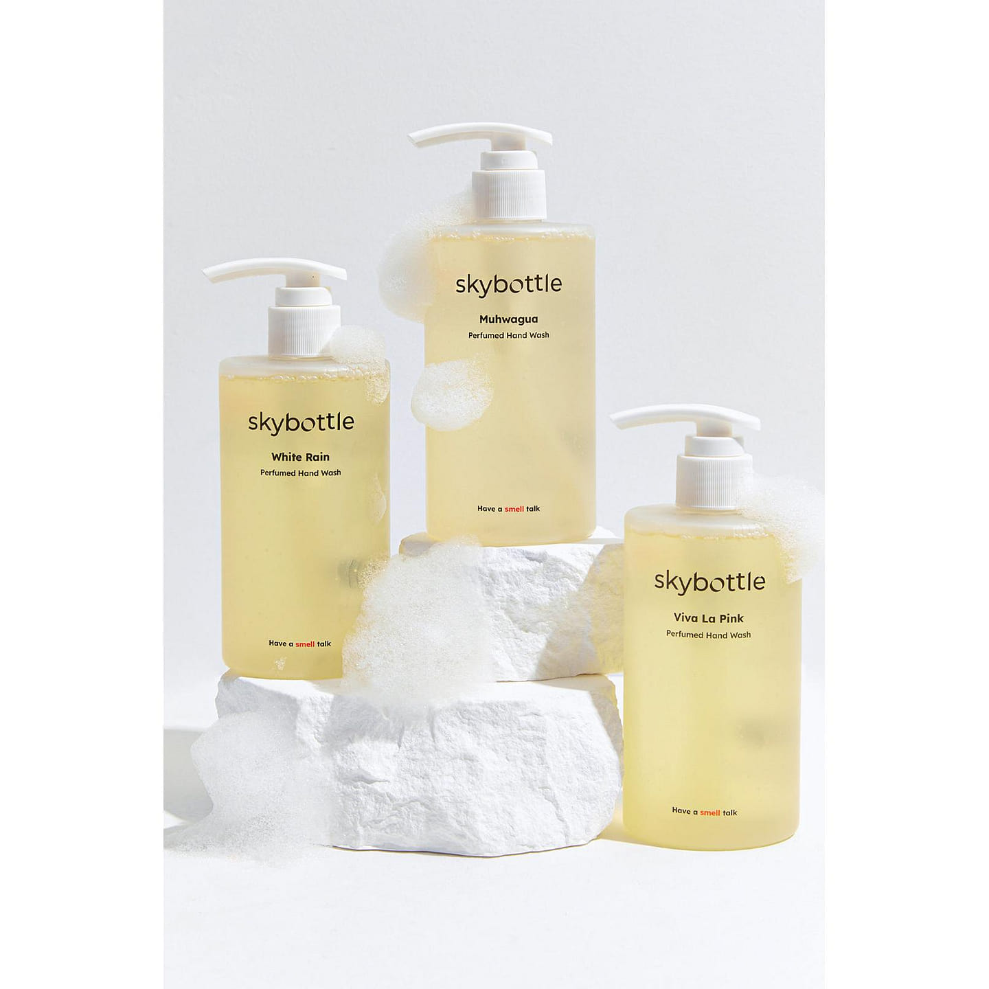 SKYBOTTLE Perfumed Hand Wash White Rain 1 each
