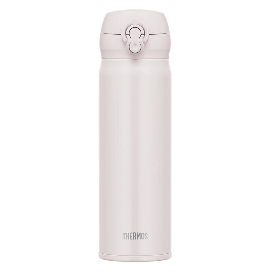 Vacuum Insulated Portable Mug #White Gray 500ML/ 1 count
