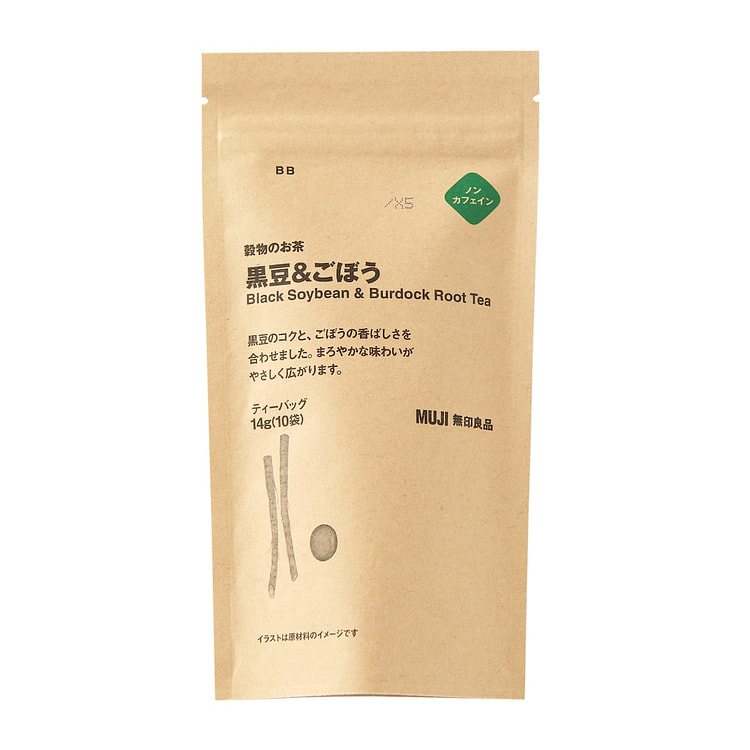MUJI Black Bean Burdock Grain Tea 10bags 1 each