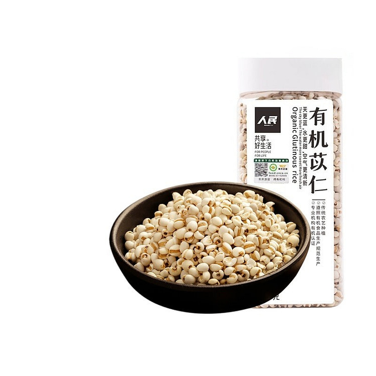 人民食品有机薏米仁苡仁360g*1瓶