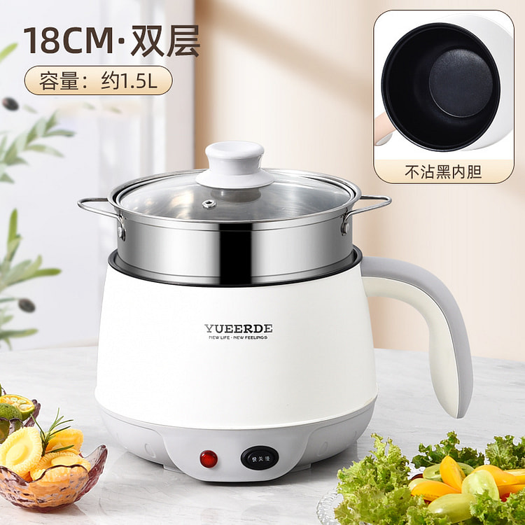 迷你电饭锅双层灰色