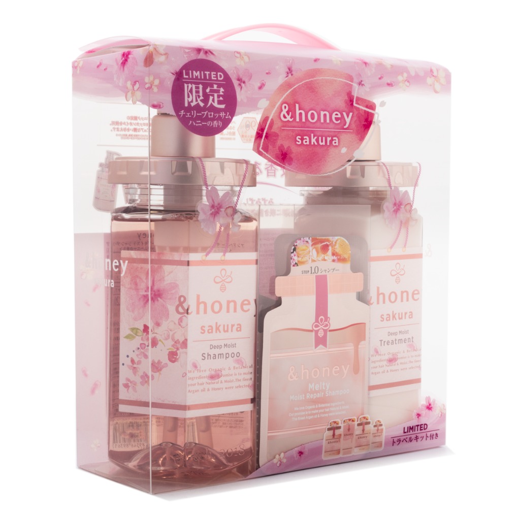 専用【限定】&honey サクラ ディープモイスト　 シャンプー＆トリートメント Amazon | 【限定デザイン サクラ 2024 Limited】 &honey (アンドハニー