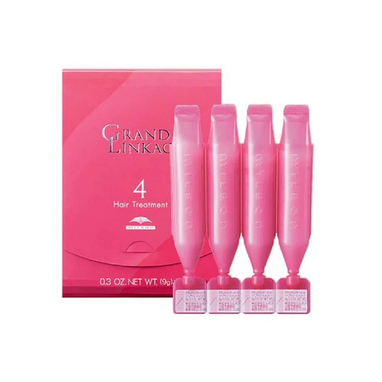 Bộ sản phẩm dưỡng tóc Milbon Grand Linkage 4, 9g x 4 1 phần