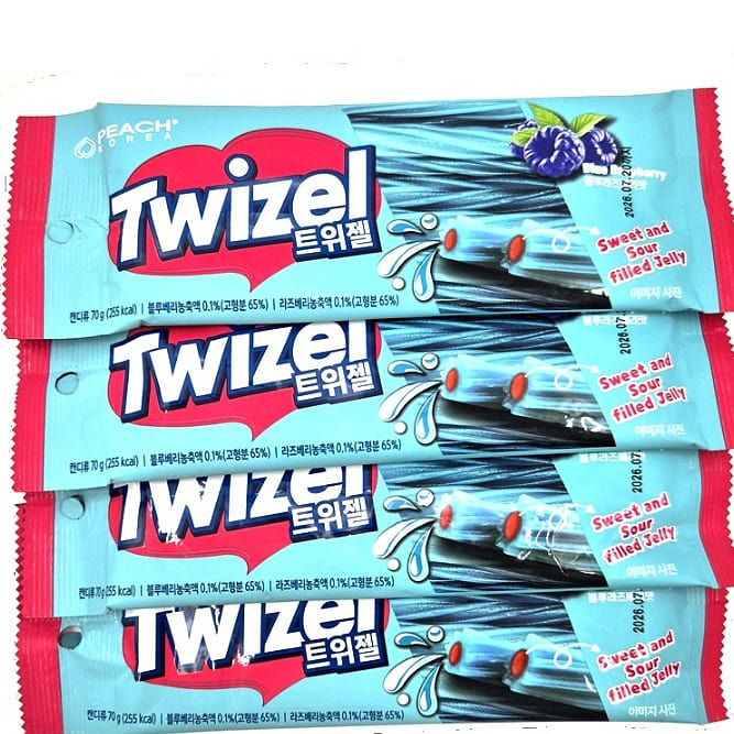 TWIZEL Blue Raspberry Bundle 70 g*4 pack