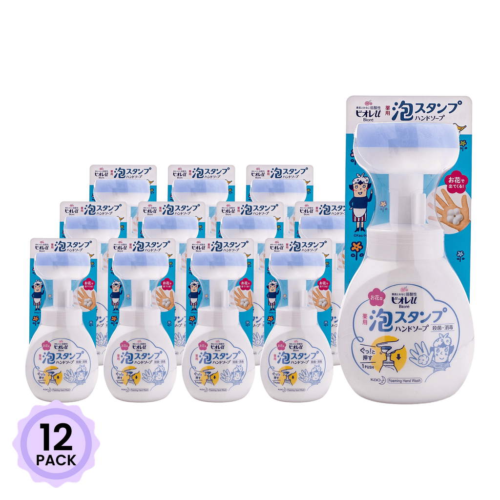 花王Kao 碧柔泡沫洗手液 250 毫升*12 包