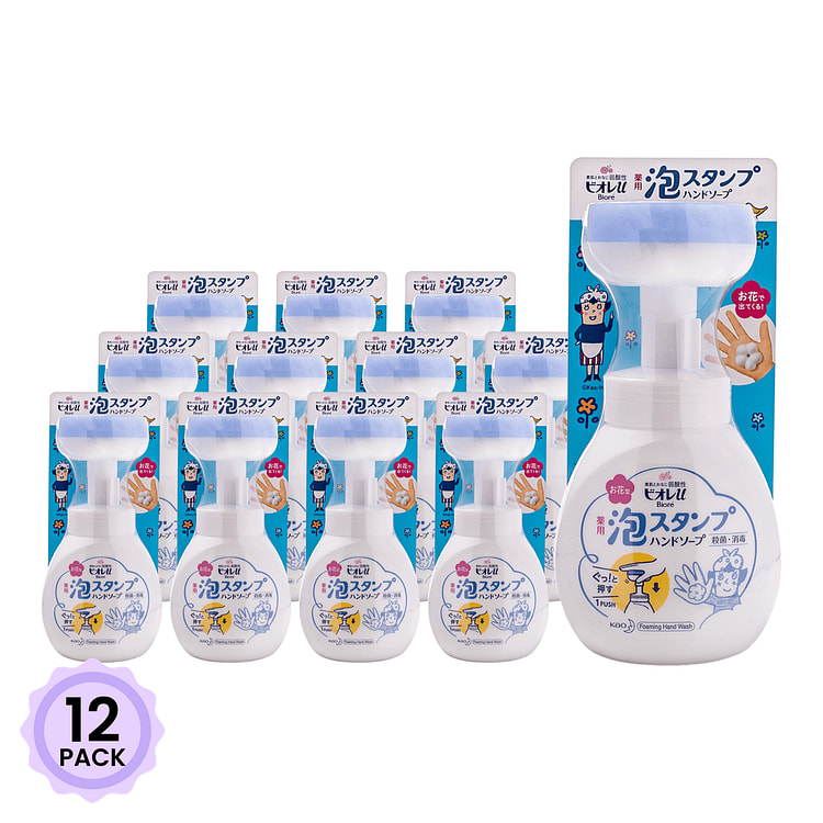 Kao 거품 손 세정제 250 밀리리터*12 팩