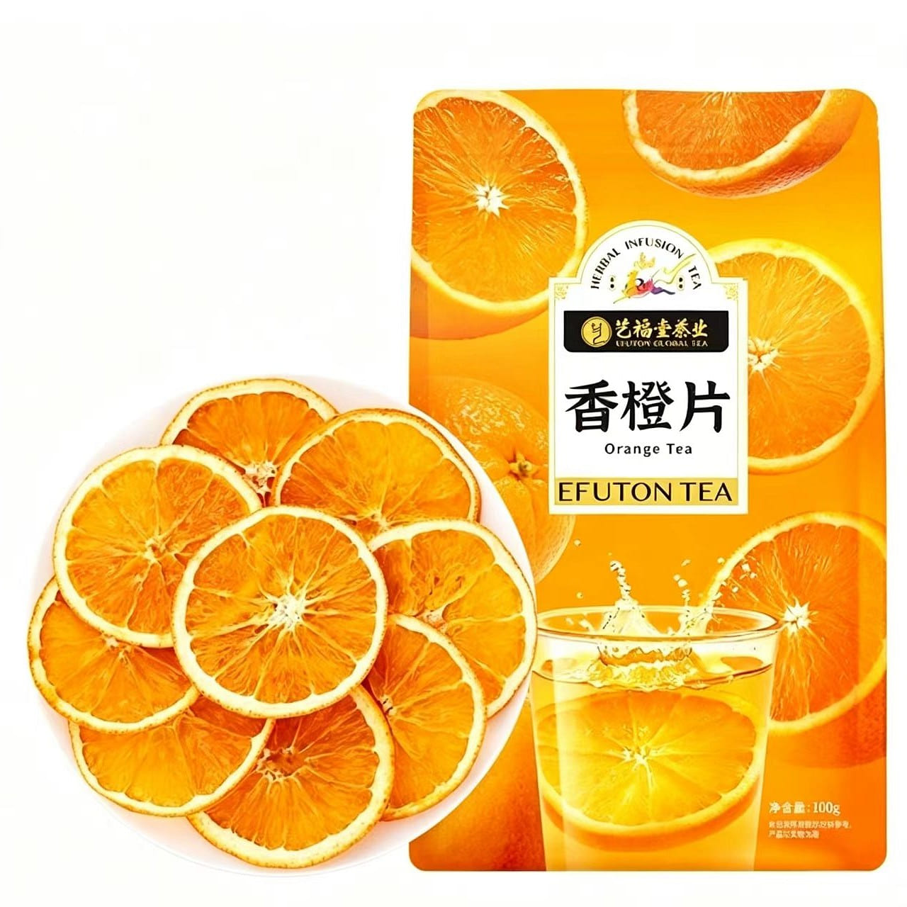 Yifutang Orange Slices Snack 100g 1 pack