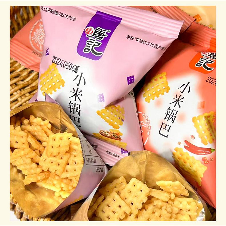 Millet puffed rice in bags, whole box, 350g*1 box