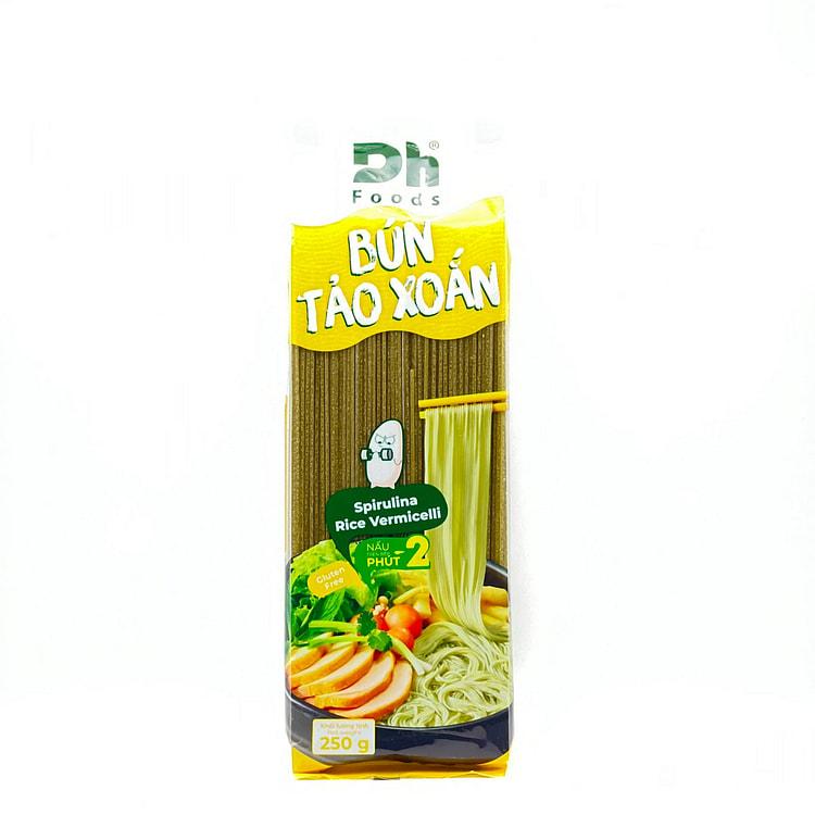 DH FOODS SPIRULINA RICE VERMICELLI 250G 250 g