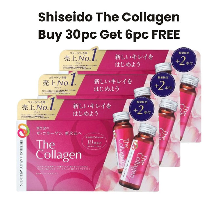 SHISEIDO THE COLLAGEN Drink 30pc+6pc Free