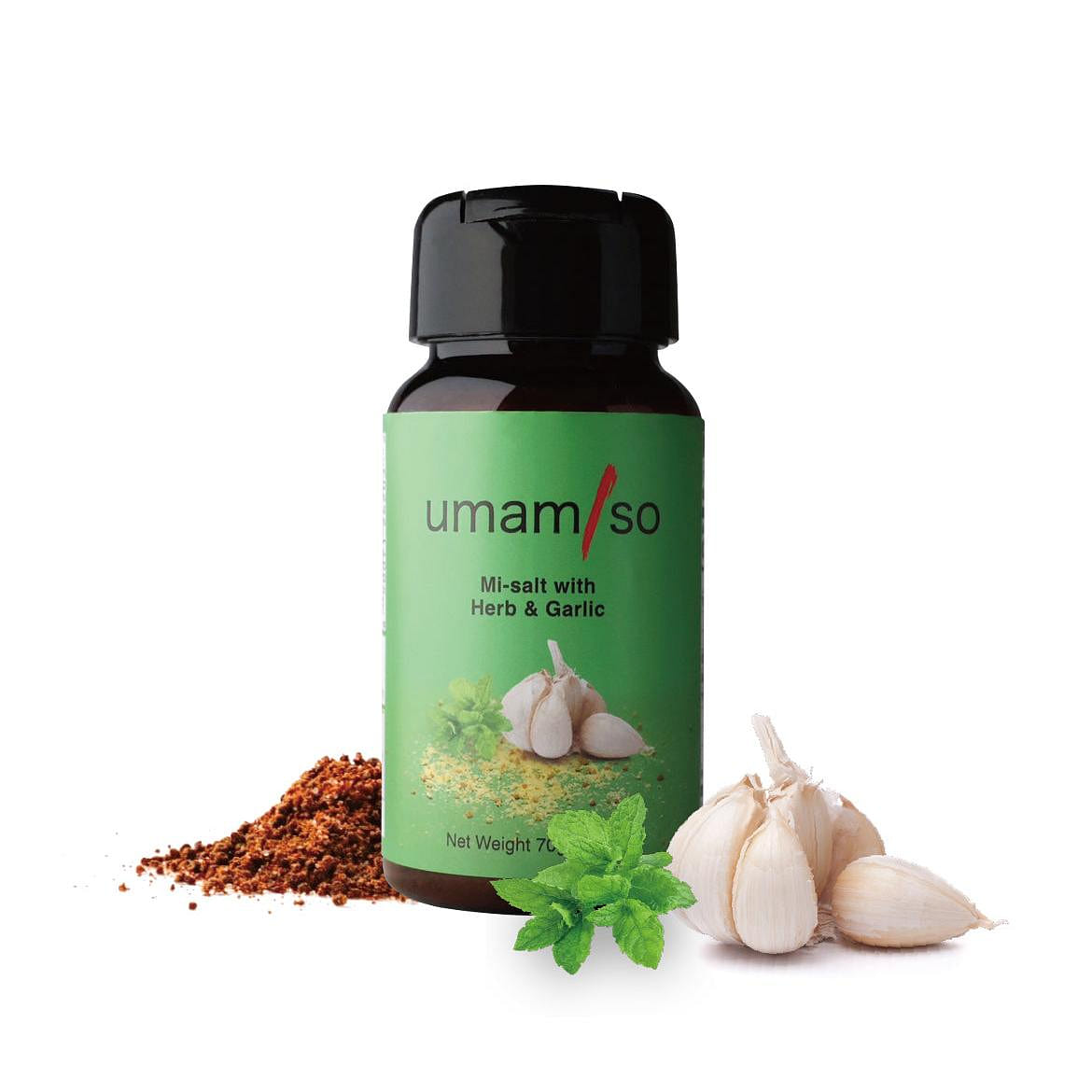 Umamiso Mi-Salt Seasoning with Miso, Garlic & Herb 70 กรัม