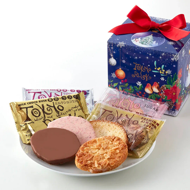 【日本直邮】 TOKYO RUSK  冬天限定礼盒 圣诞节限定  脆饼   11片装