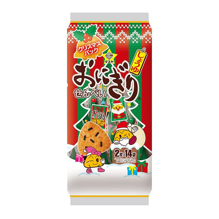 饭团仙贝 圣诞米饼分享包 14袋 1 份