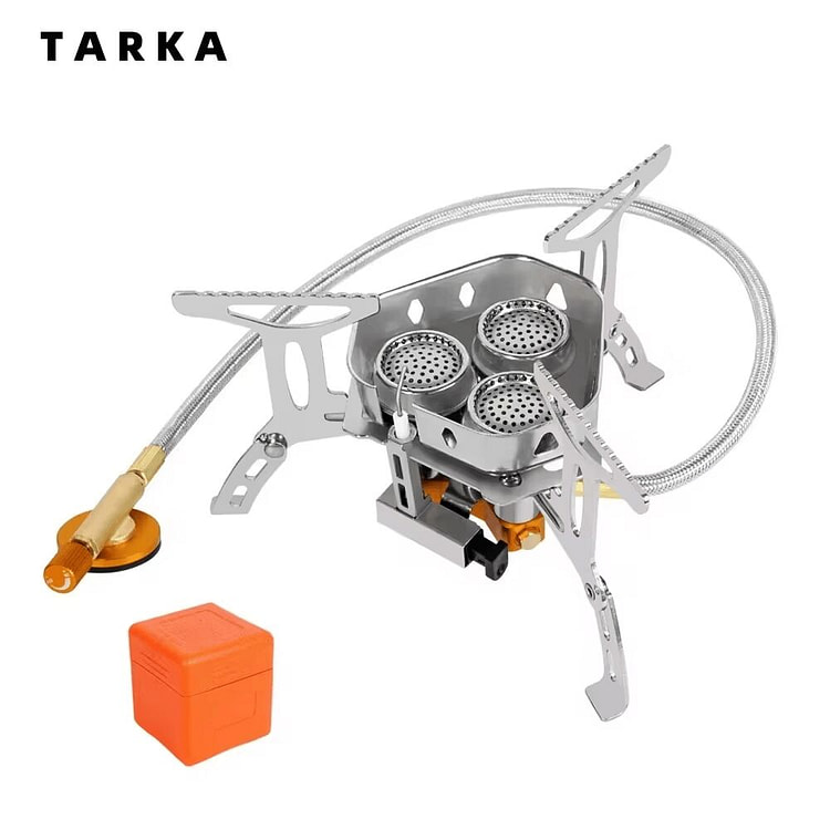 TARKA 3 Heads Gas Stove Tourist Camping Burners Fo 1 box