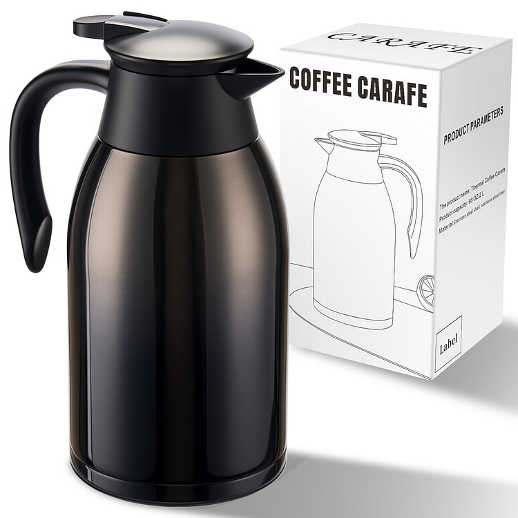 68oz Thermal Coffee Carafe Black Gradient