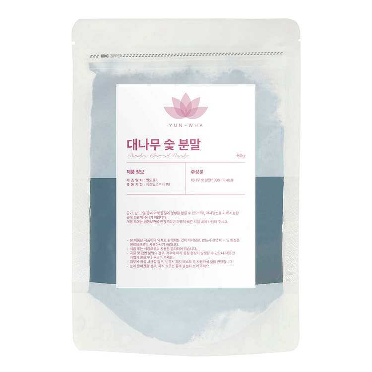 [蓮花] 竹炭粉 50g