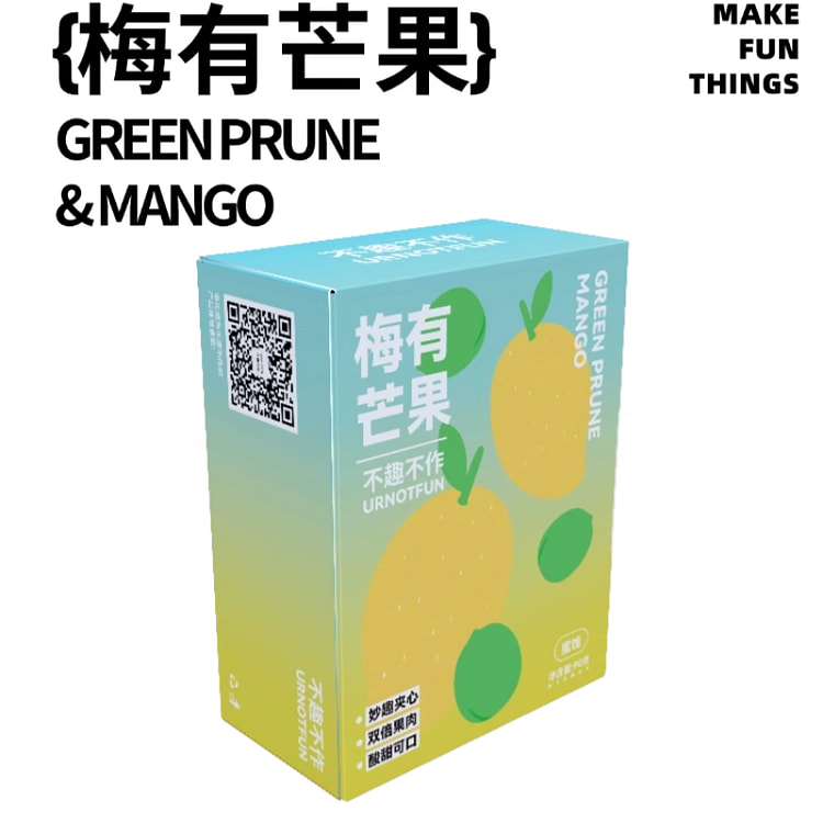 URNOTFUN青梅抱芒果90g*1盒