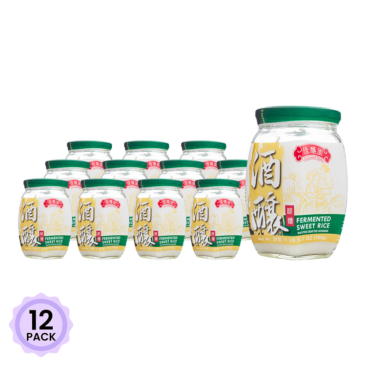 佳酿园 酒酿米酒 醪糟 700 克*12 包