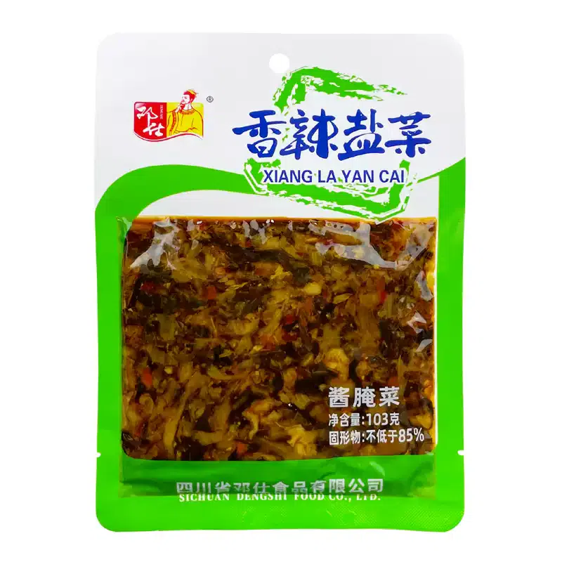 Deng Shi Spicy Salted Vegetables *1 bag 103 g