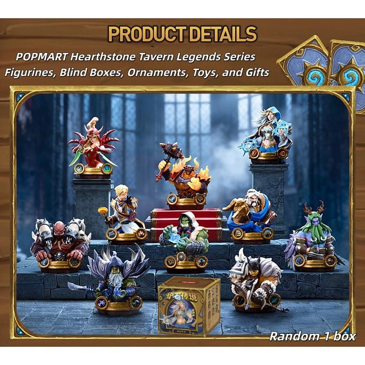 POPMART Hearthstone Tavern Series Random 1 Box 1 each